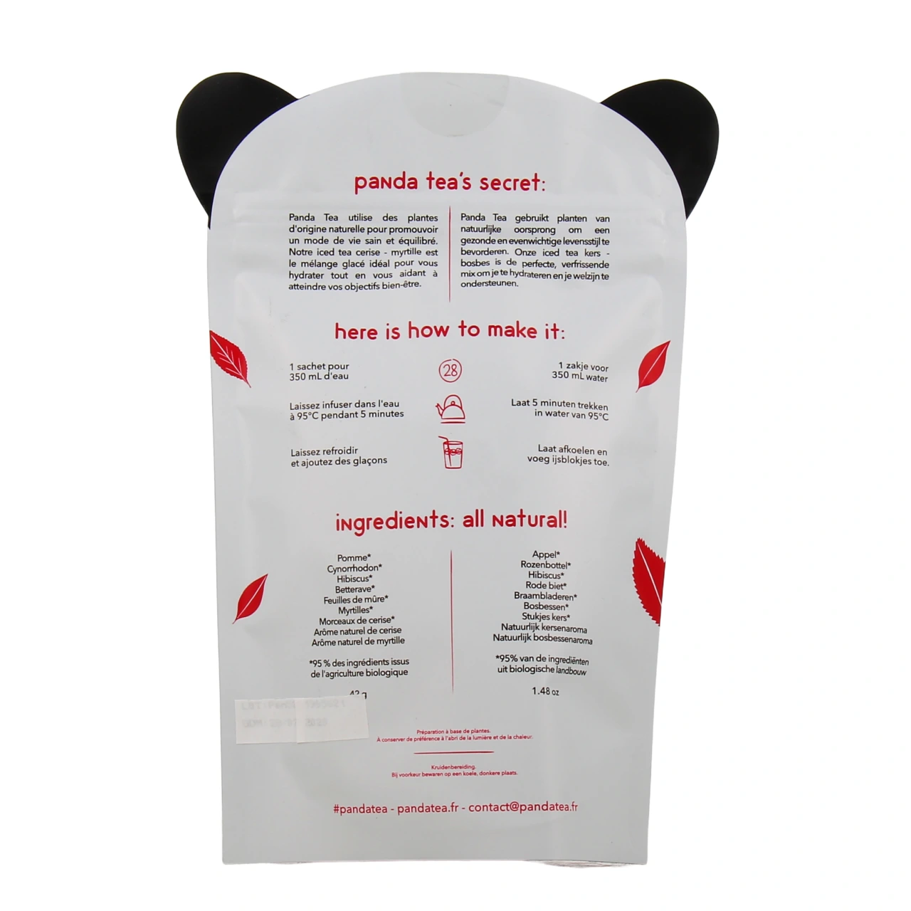 Panda Tea Iced Tea Infusion glacée - Vue 17