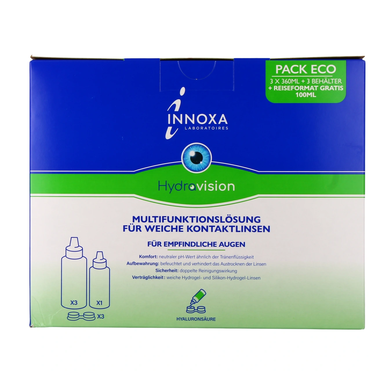 Innoxa Hydravision Solution pour Lentilles - Vue 6