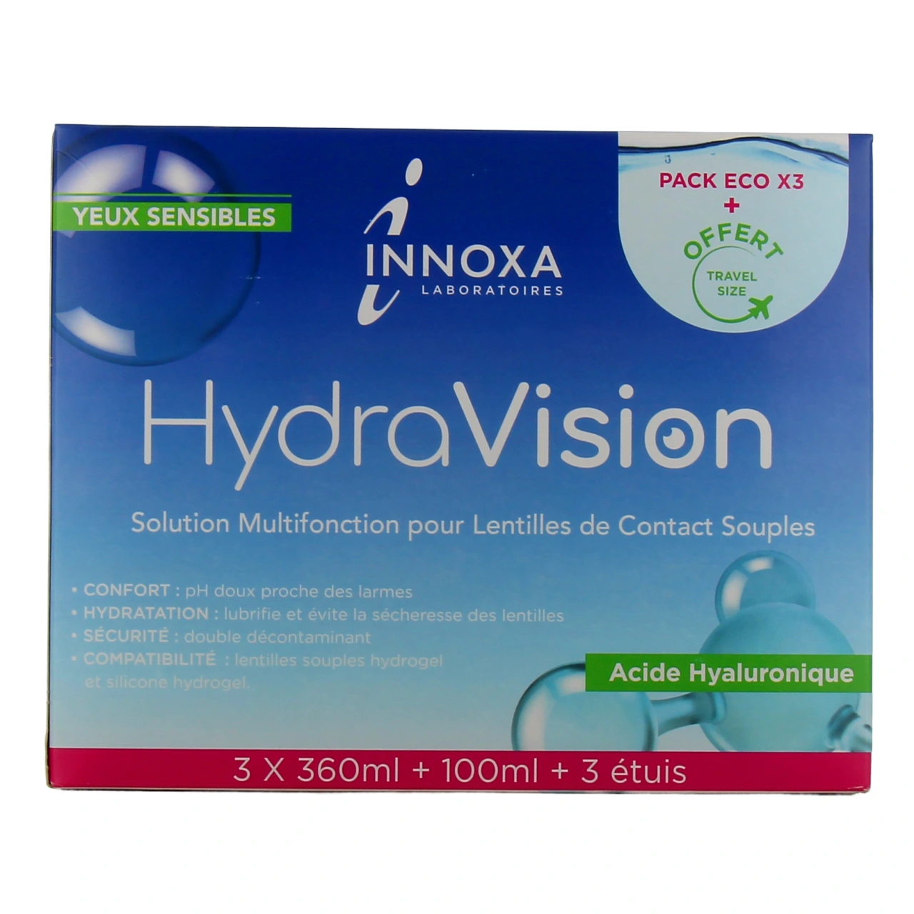 Innoxa Hydravision Solution pour Lentilles - Vue 14