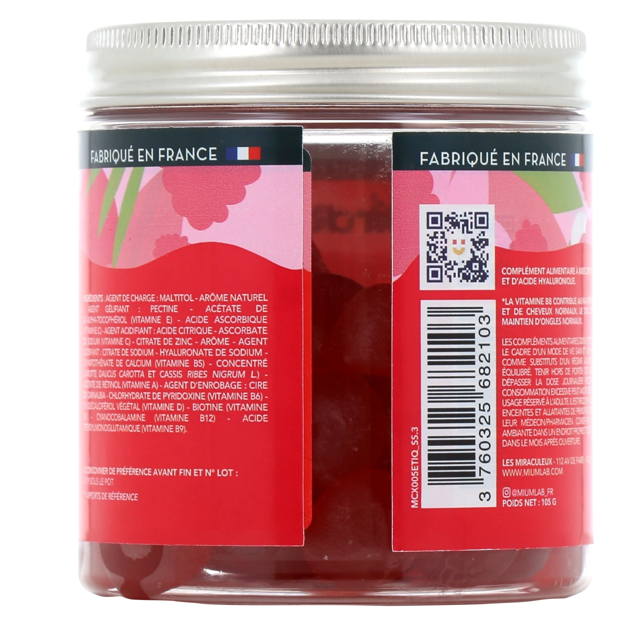 Mium Lab Beauté Gummies sans sucres - Vue 3
