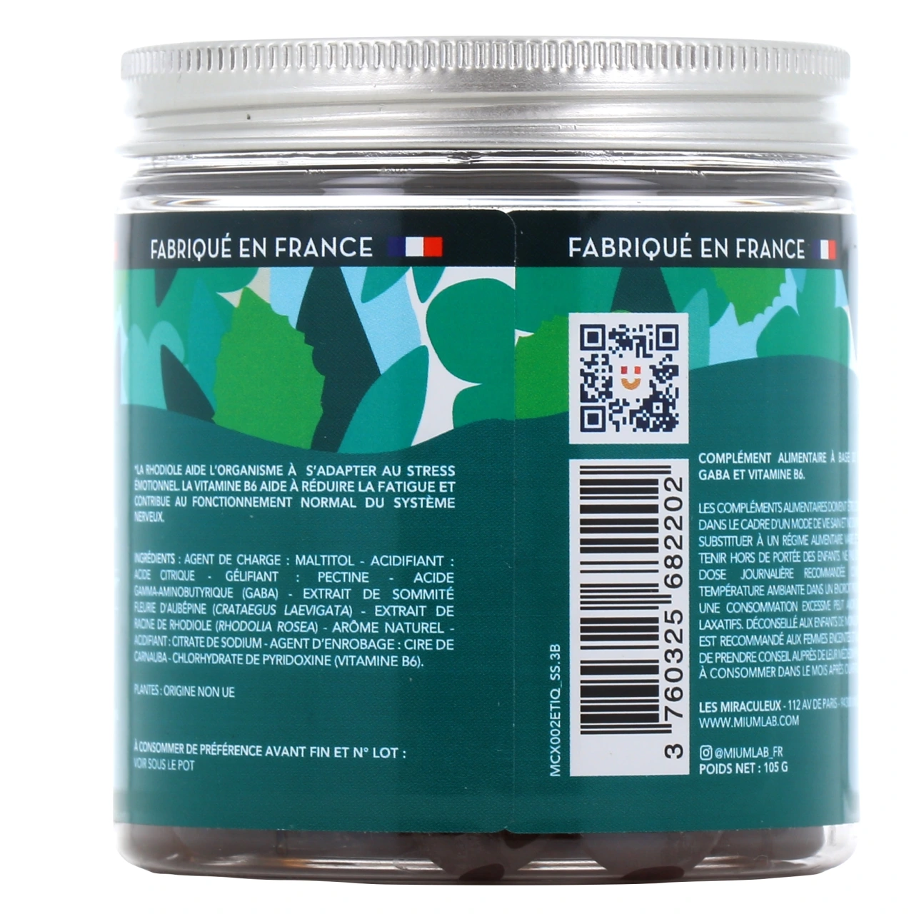 Mium Lab Stress Gummies sans sucres - Vue 3