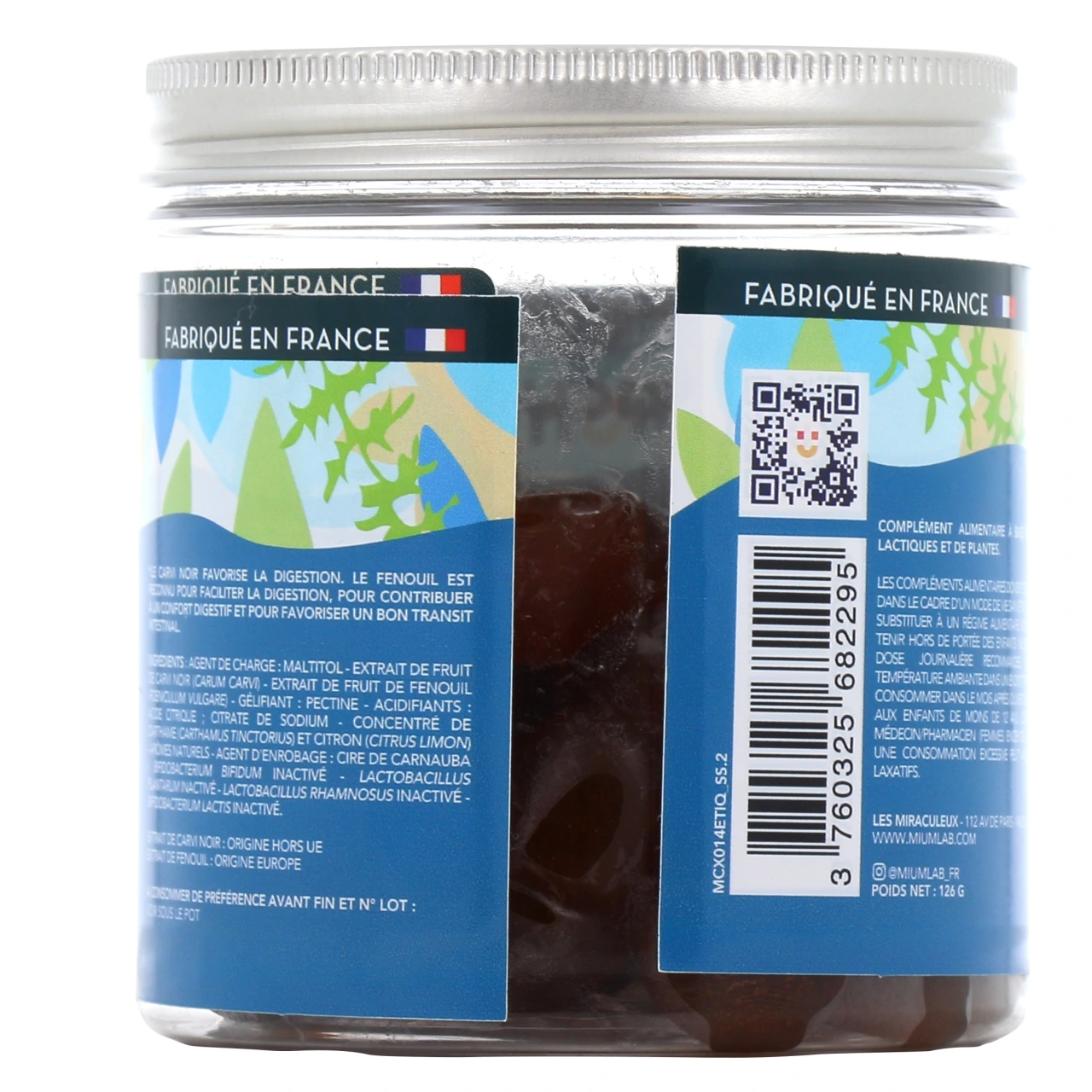 Mium Lab Digestion Gummies sans sucres - Vue 3