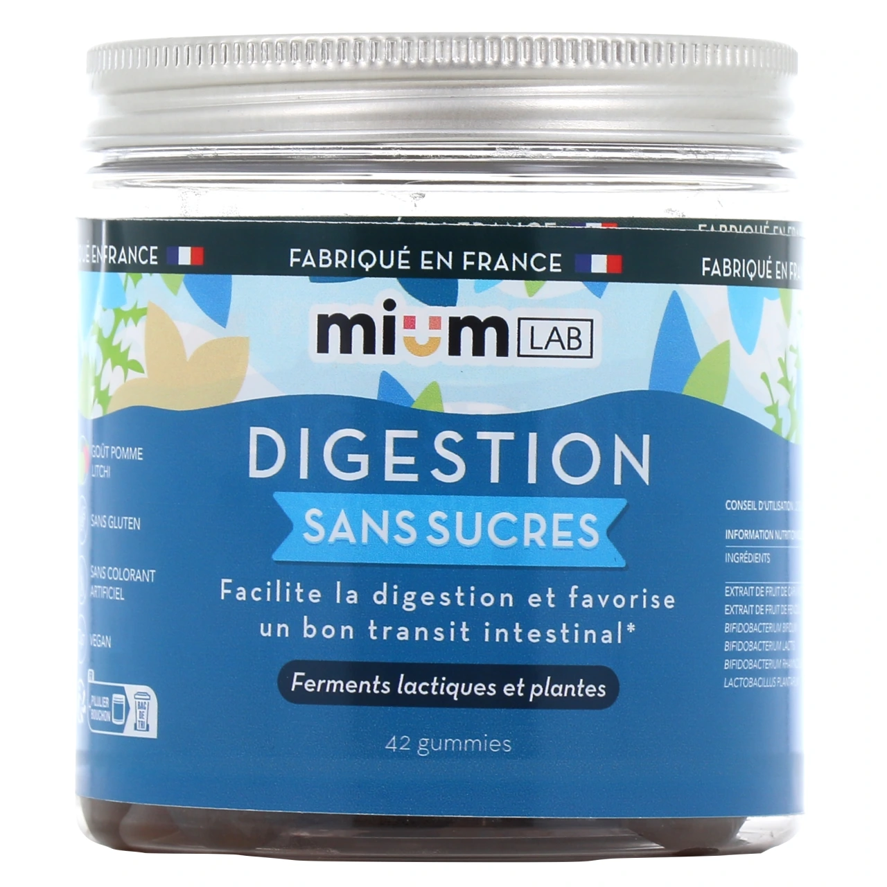 Mium Lab Digestion Gummies sans sucres - Vue 2