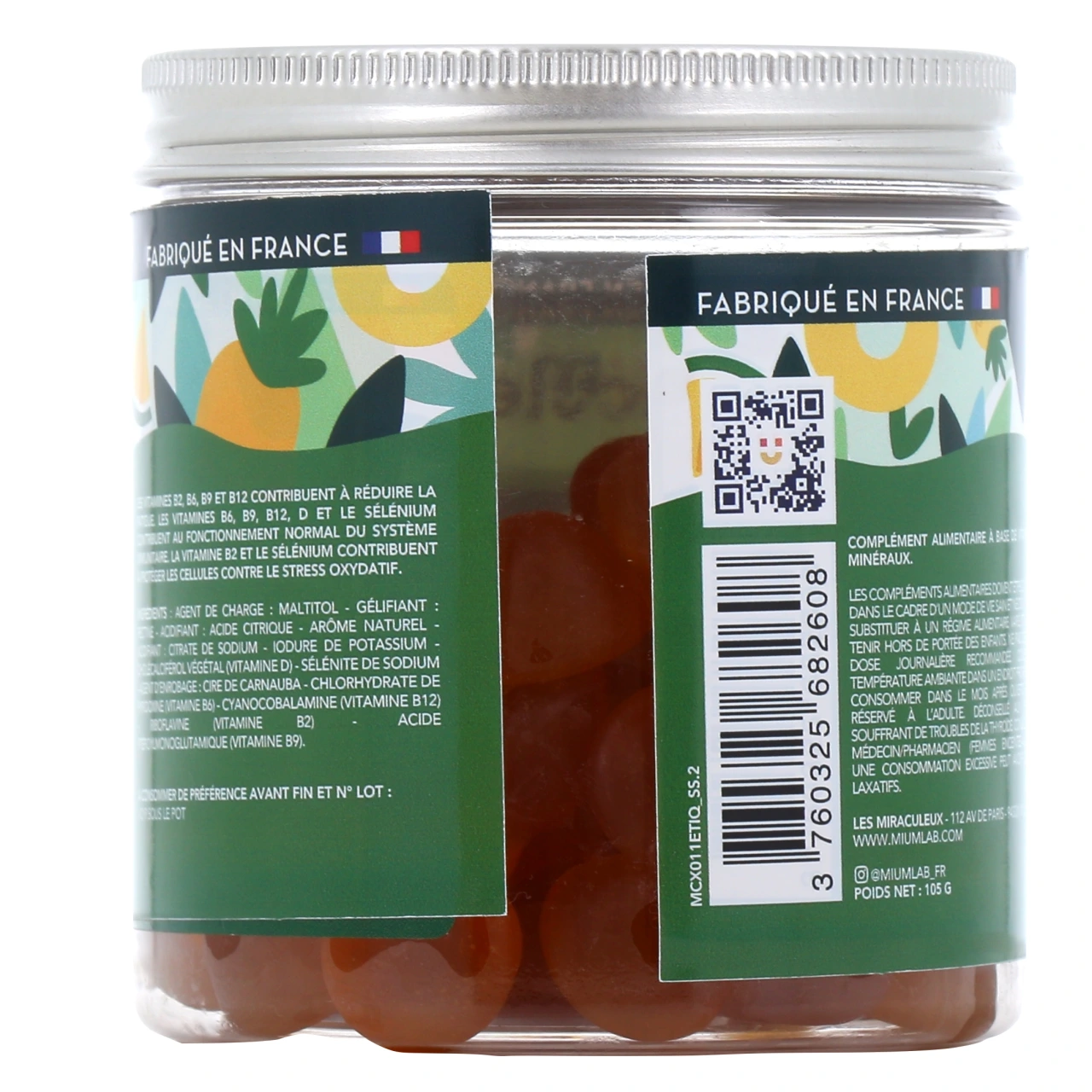 Mium Lab Vitamine B12+ Gummies sans sucres - Vue 3