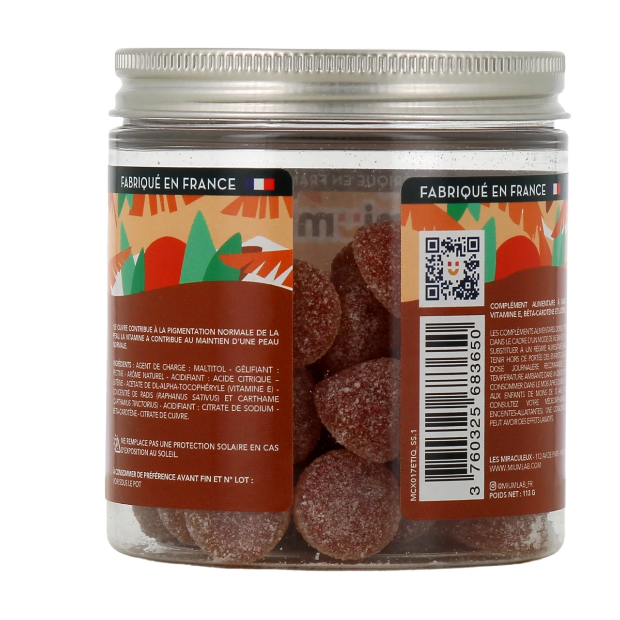 Mium Lab Solaire Gummies sans sucres - Vue 3