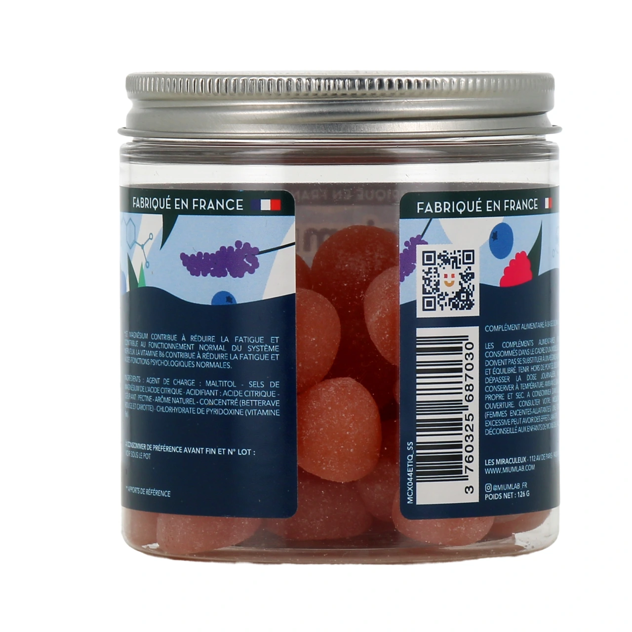 Mium Lab Magnésium Gummies sans sucres - Vue 3