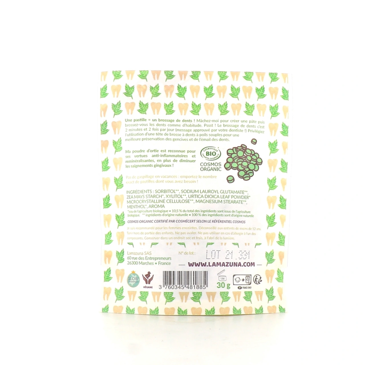 Lamazuna Dentifrice à croquer 120 pastilles - Vue 5