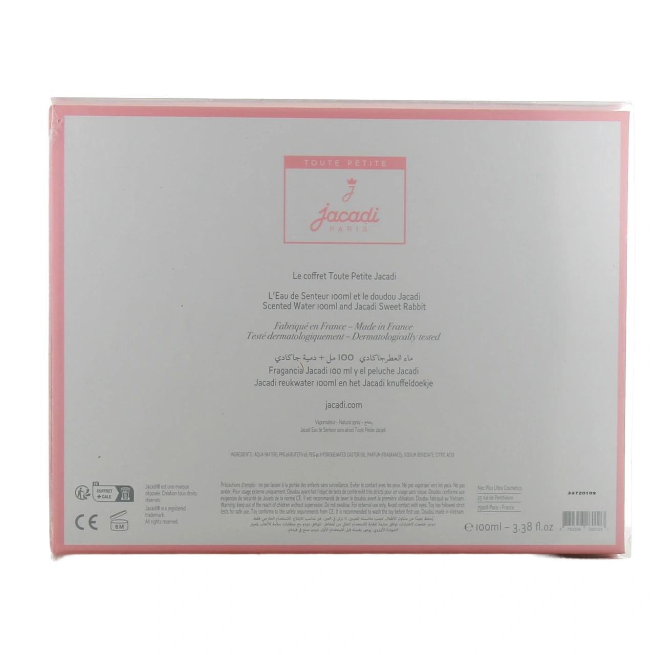 Jacadi Coffret Bébé Eau de senteur + Doudou - Vue 10