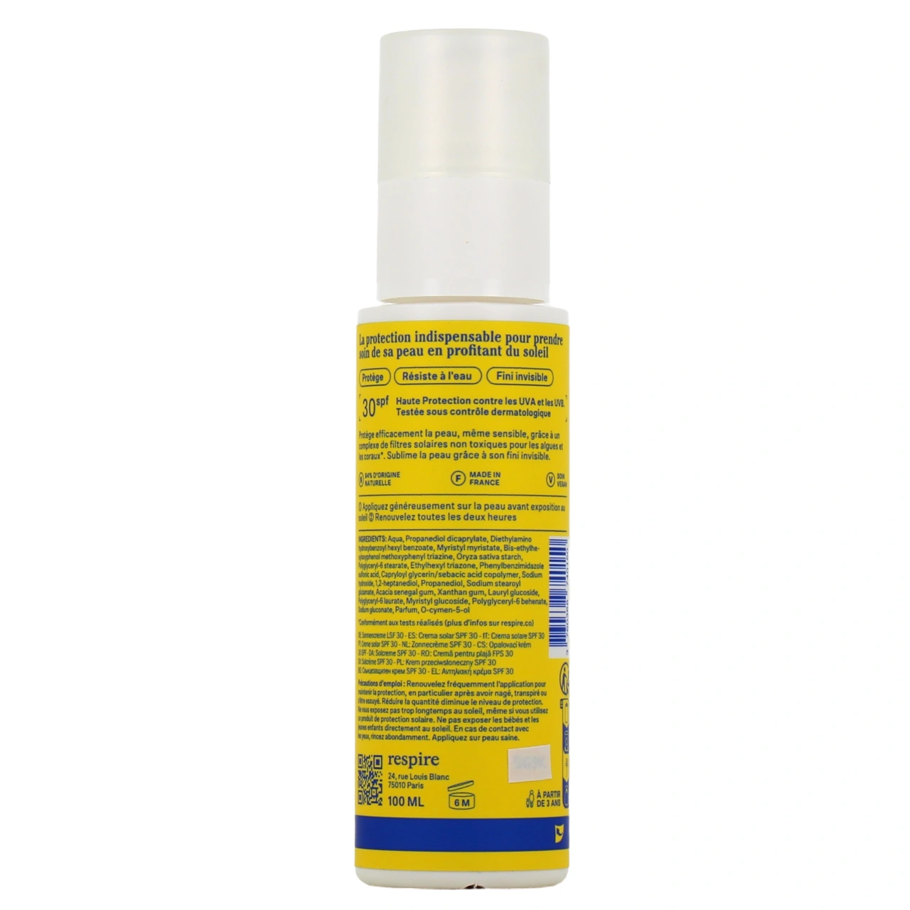 Respire Crème Solaire Protectrice - Vue 3