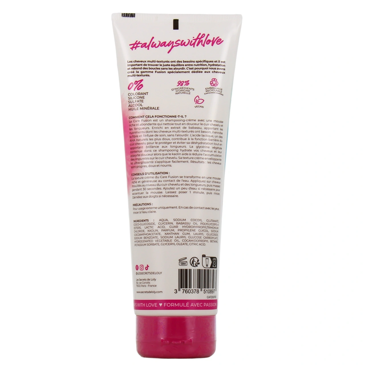 Les Secrets de Loly Care Fusion Co-Wash - Vue 3