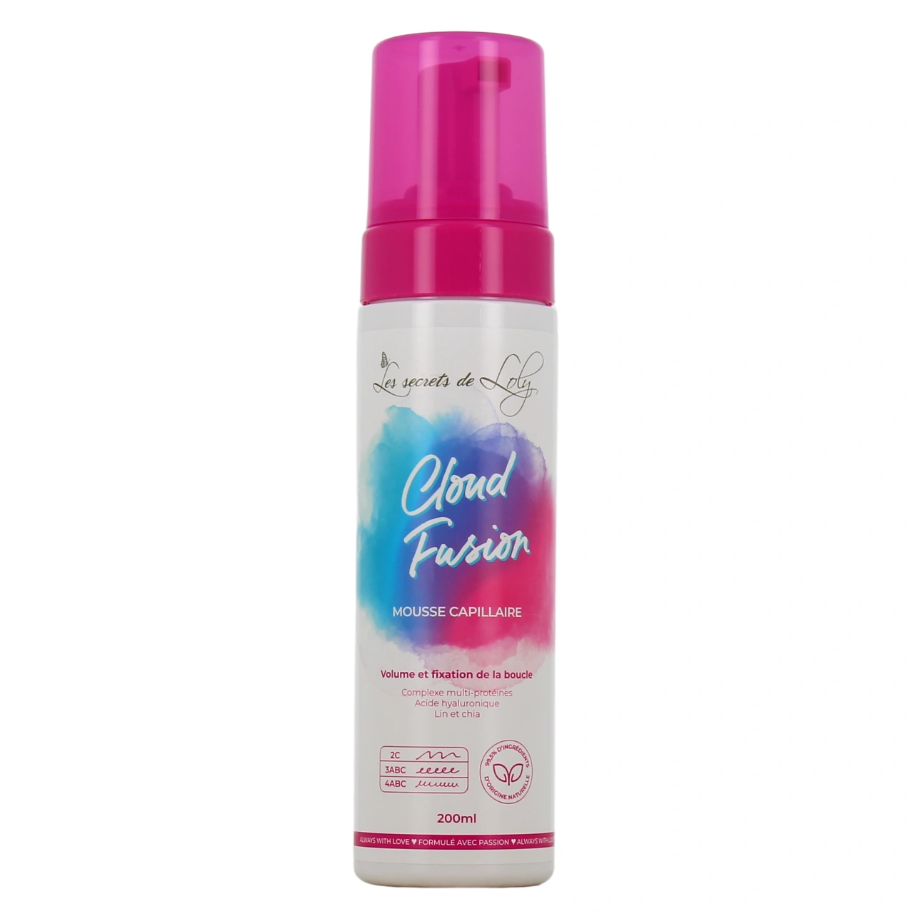 Les Secrets de Loly Cloud Fusion Mousse Capillaire - Vue 2