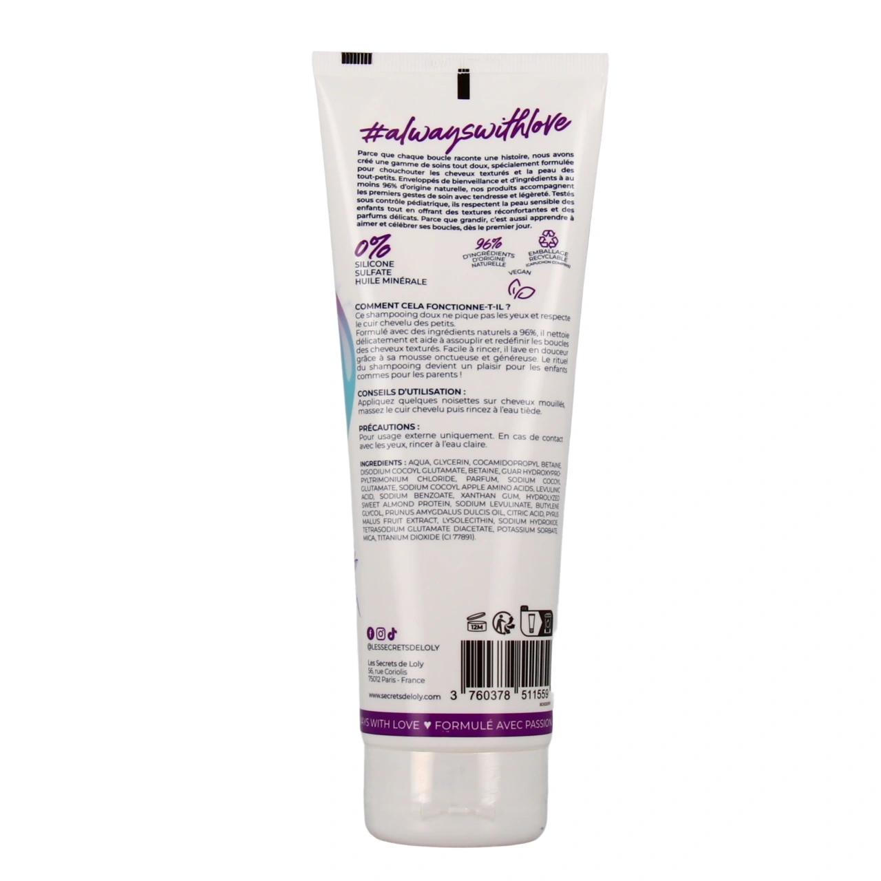 Les Secrets de Loly Bubble Dream Shampooing Enfant - Vue 3