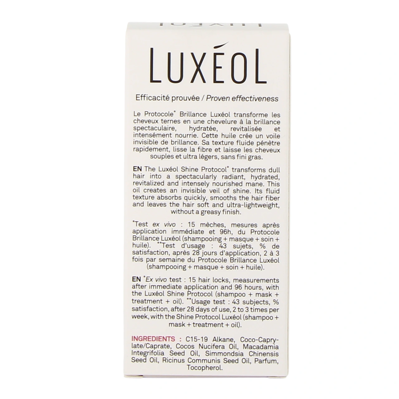 Luxéol Huile Brillance - Vue 3