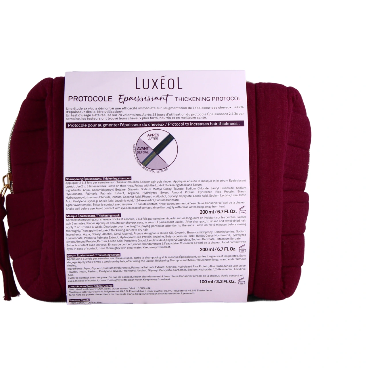 Luxéol Trousse Protocole Épaississant - Vue 3