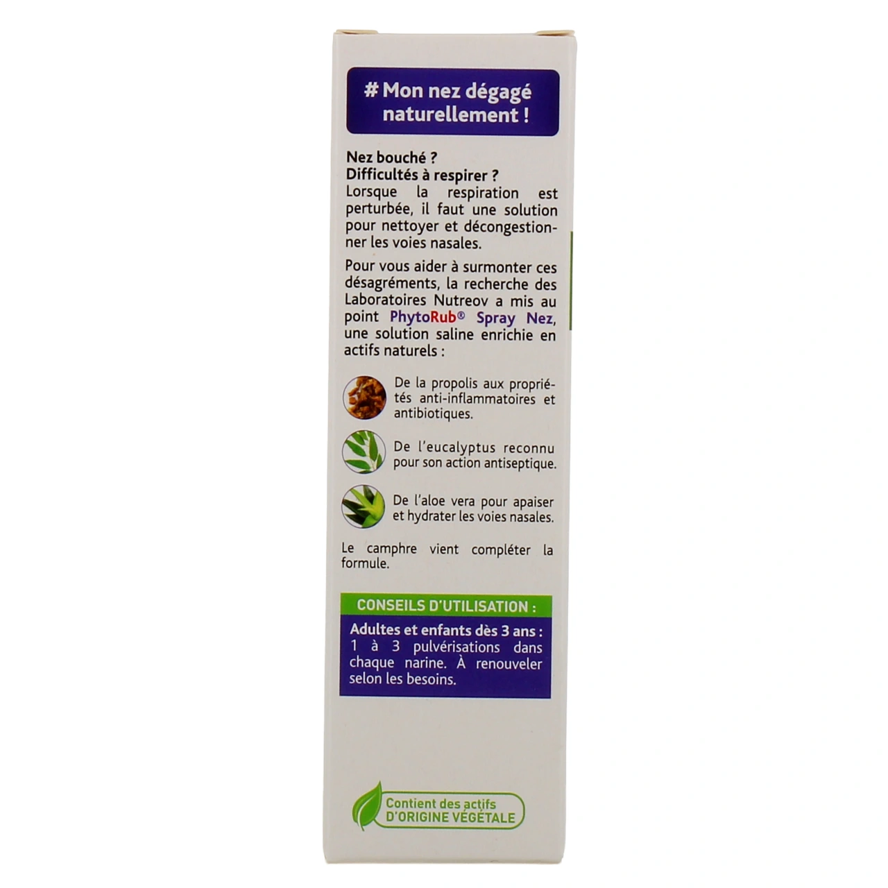 PhytoRub Spray Nez Améliore la Respiration - Vue 3