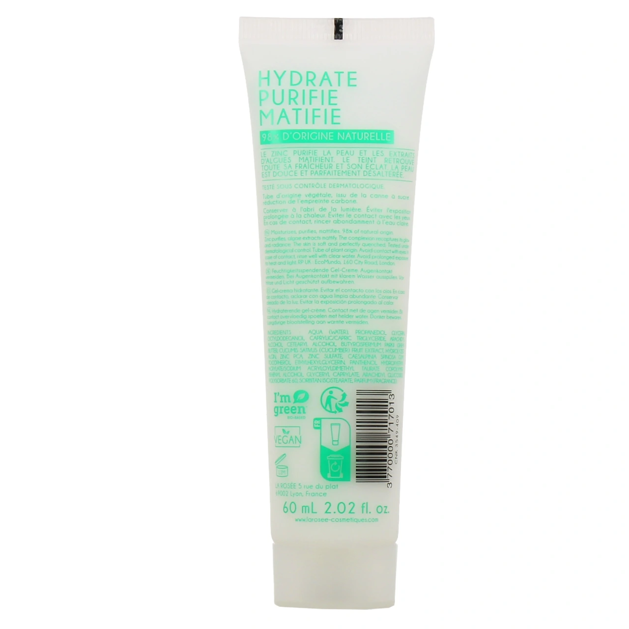 La Rosée Gel crème hydratant visage peaux mixtes - Vue 3