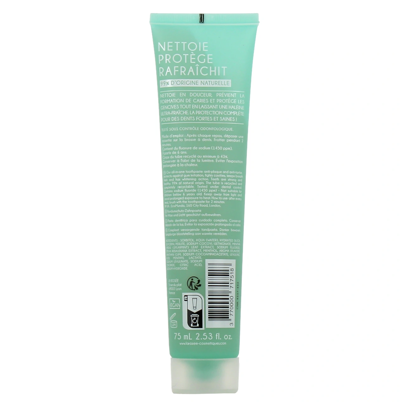 La Rosée Dentifrice Soin Complet Menthe - Vue 3