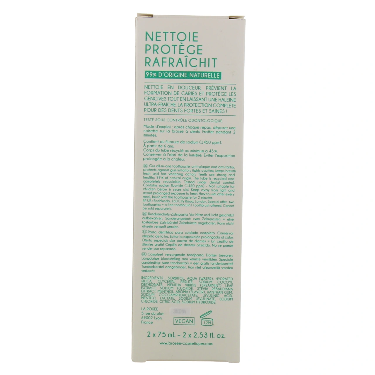 La Rosée Dentifrice Soin Complet Menthe - Vue 5