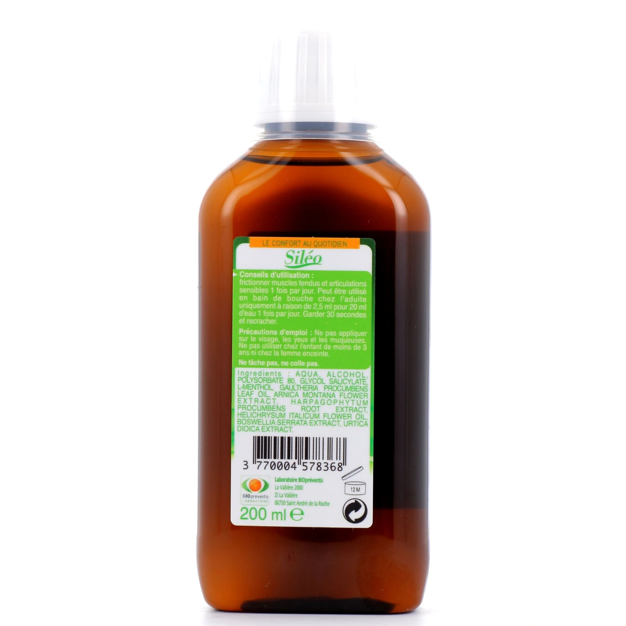 Siléo Friction Muscles & Articulations Lotion - Vue 2