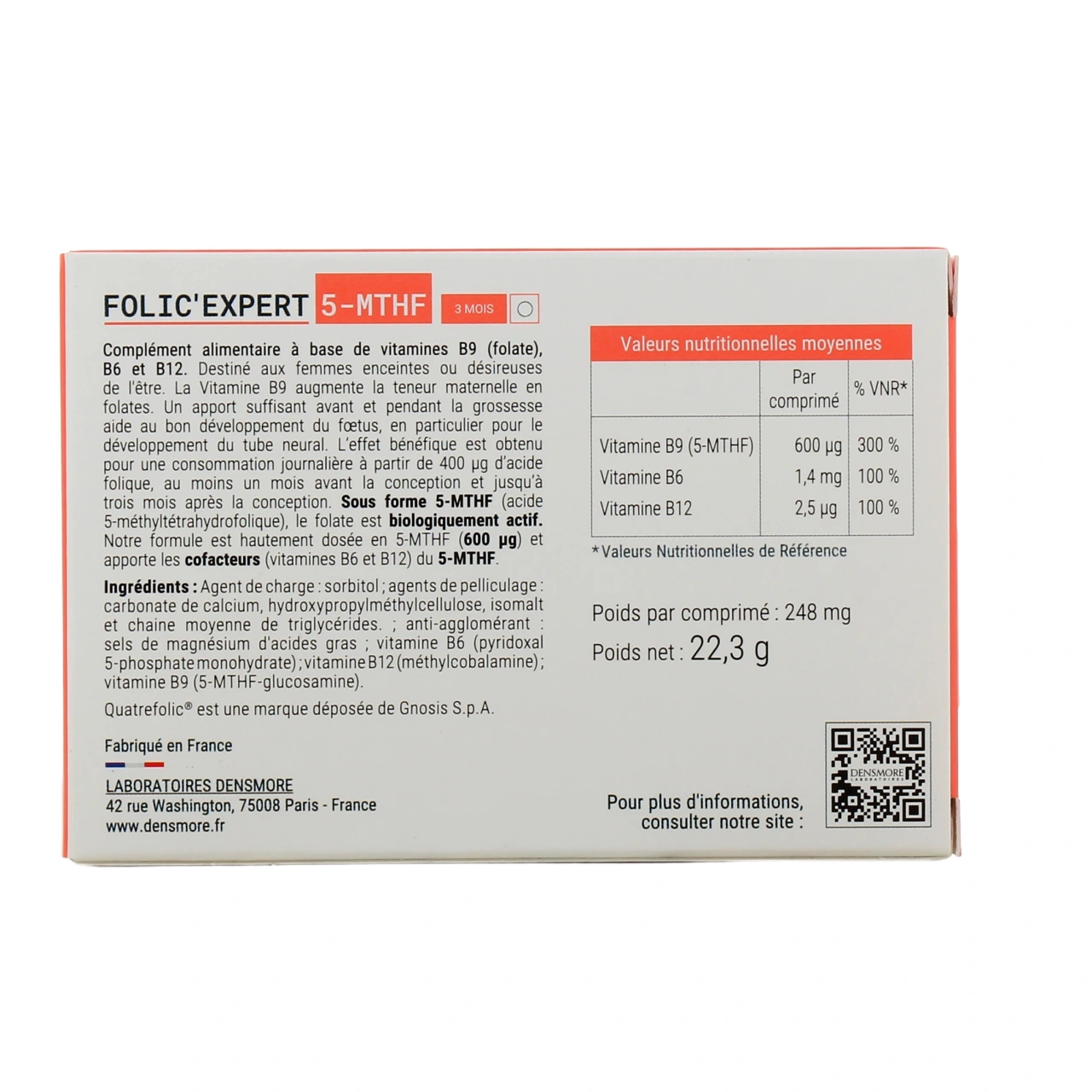 Densmore Folic Expert 5-MHTF - Vue 6