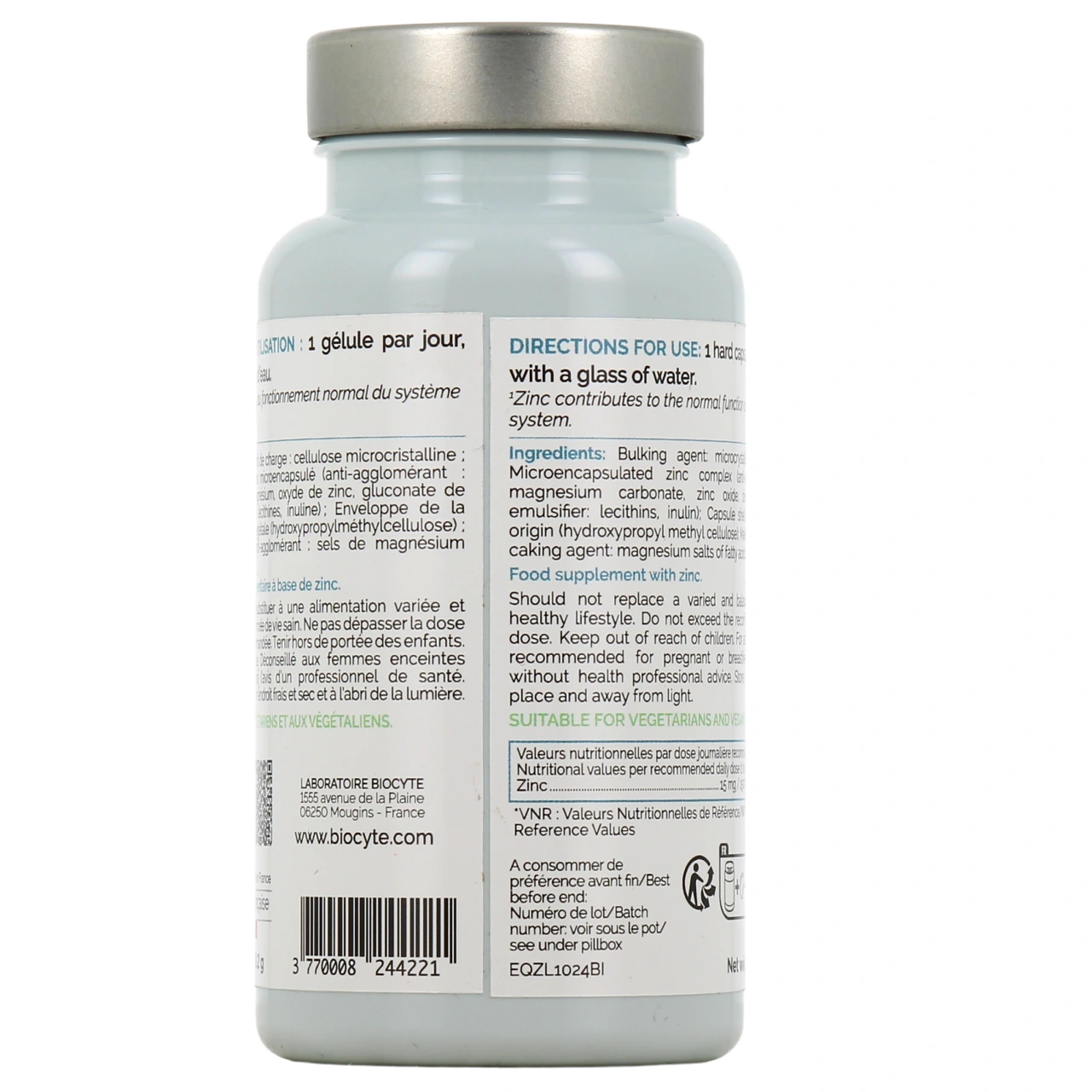 Biocyte Zn Zinc Liposomal - Vue 3
