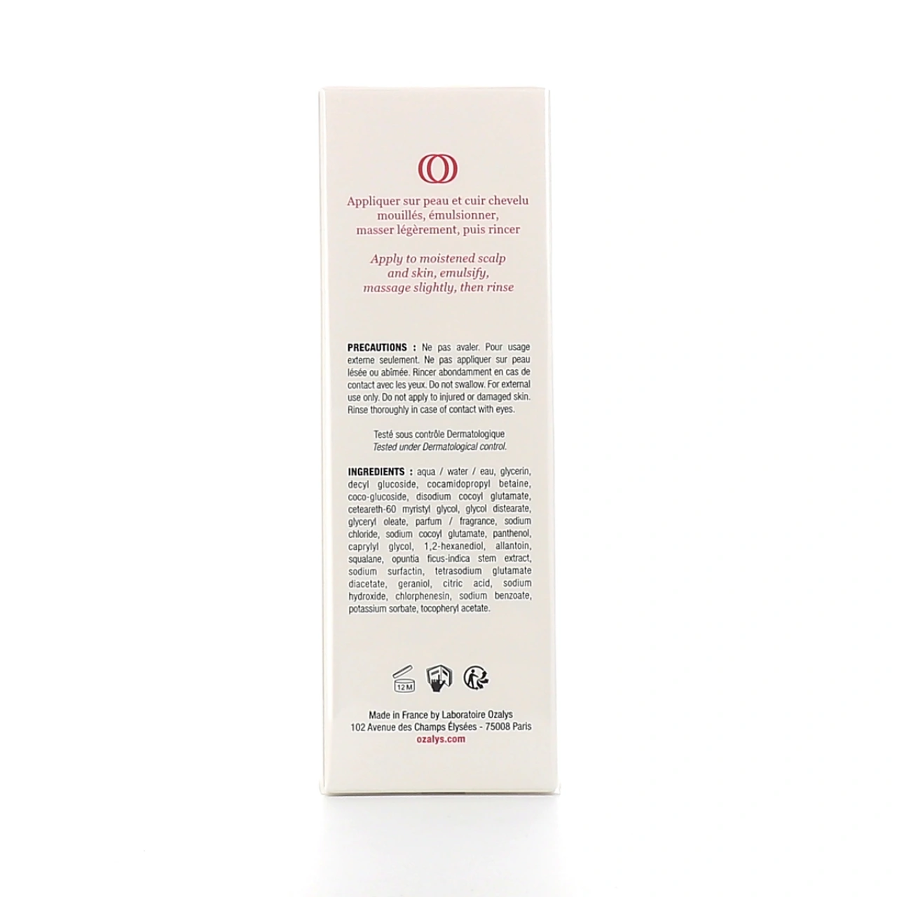Ozalys Crème de Douche Corps et Cuir Chevelu - Vue 4
