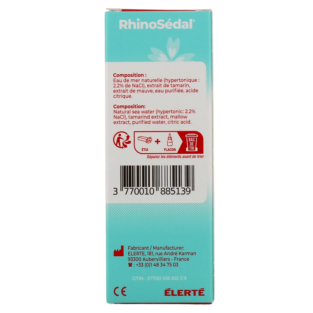 Rhinosedal Spray Nasal Solution Hypertonique - Vue 3