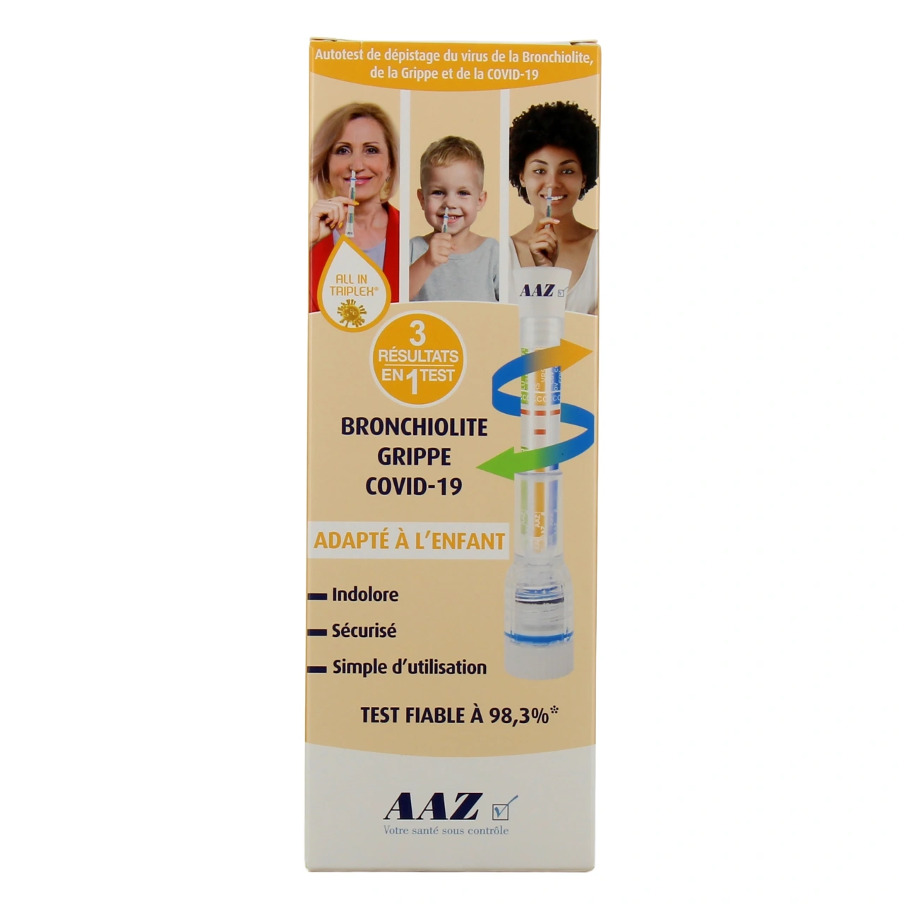 All in Triplex Test Grippe Bronchiolite Covid - Vue 2