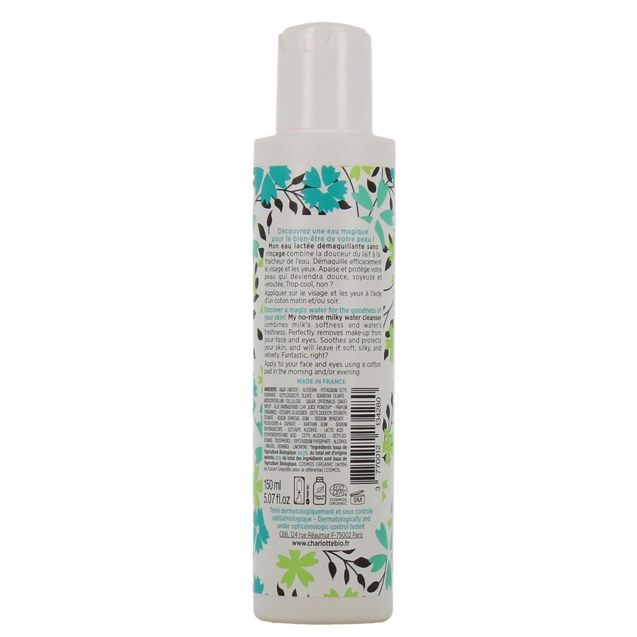 Charlotte Bio Eau Lactée Démaquillante - Vue 3