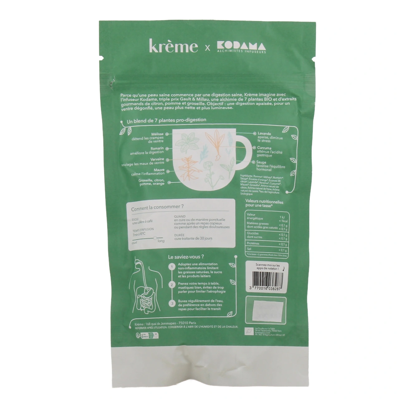 Krème Infusion Digestion & Peau Saine - Vue 3