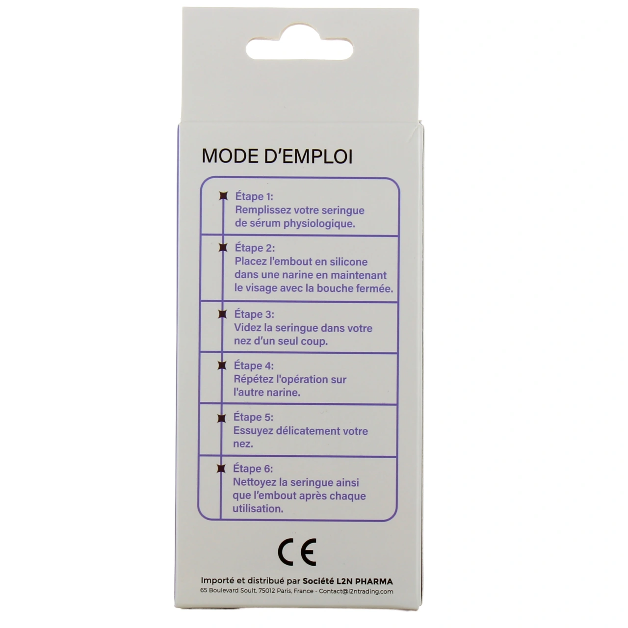 Seringues de Lavage Nasal - Vue 3