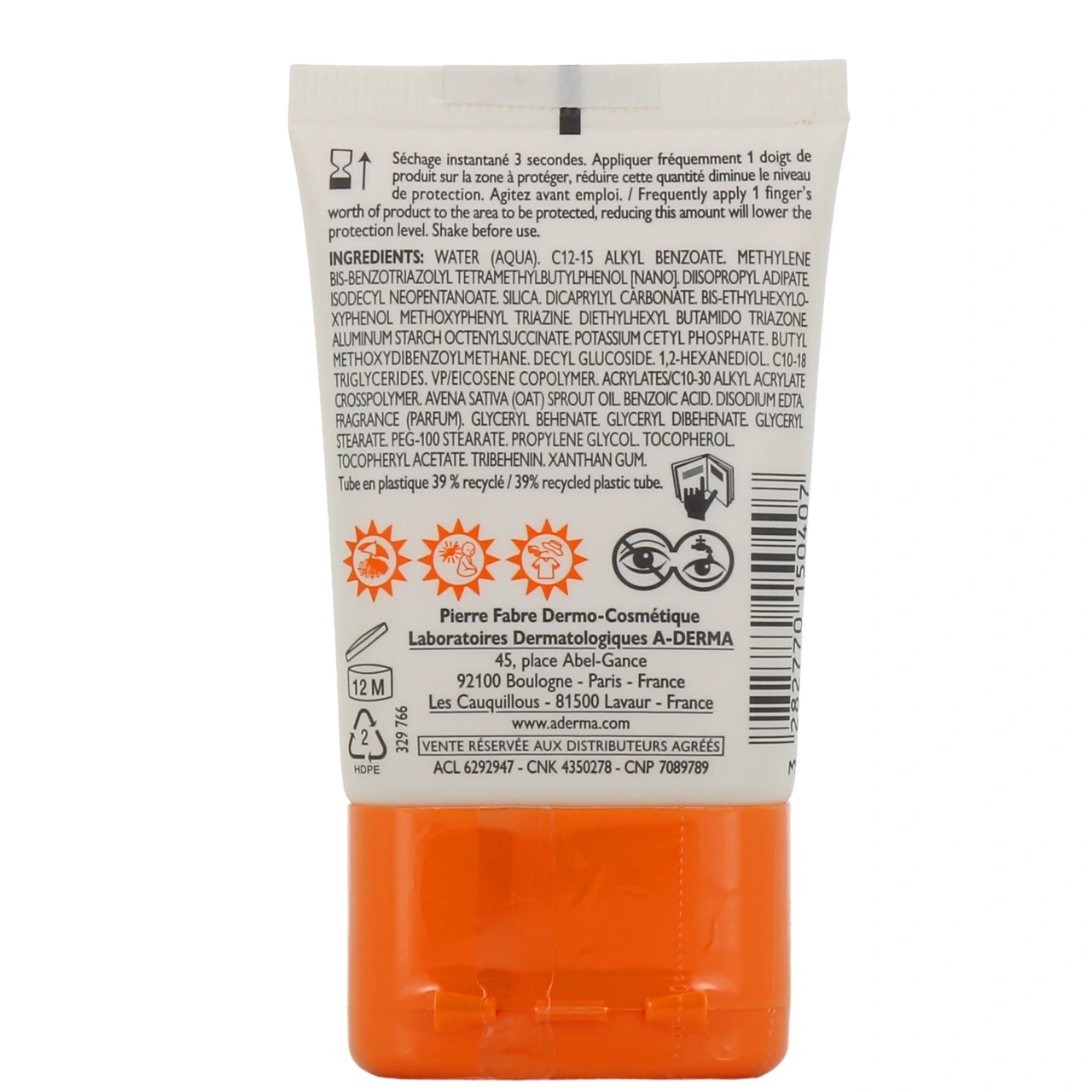 A-Derma Protect Pocket Fluide Invisible SPF 50+ - Vue 3