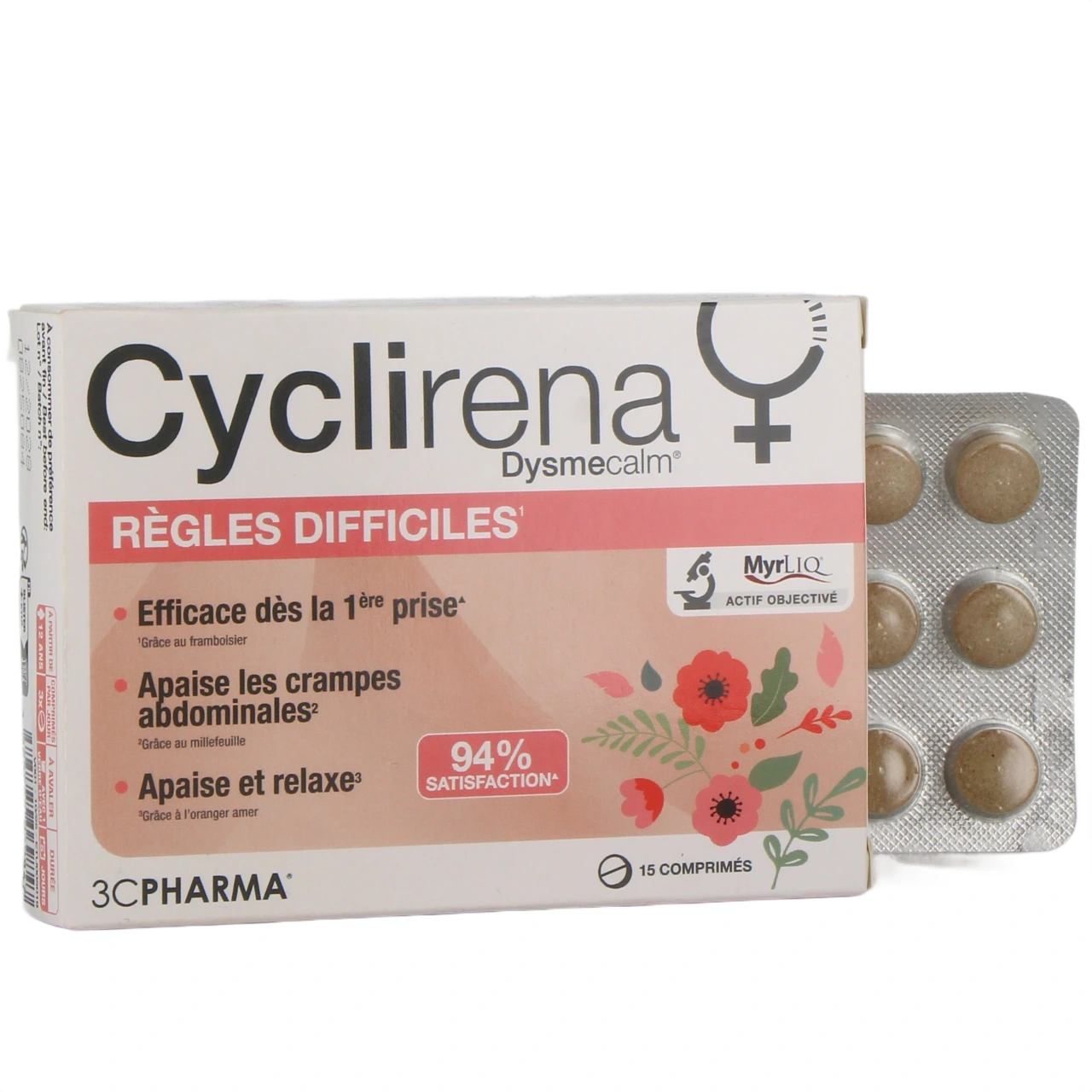 3C Pharma Cyclirena Règles Difficiles - 3C Pharma