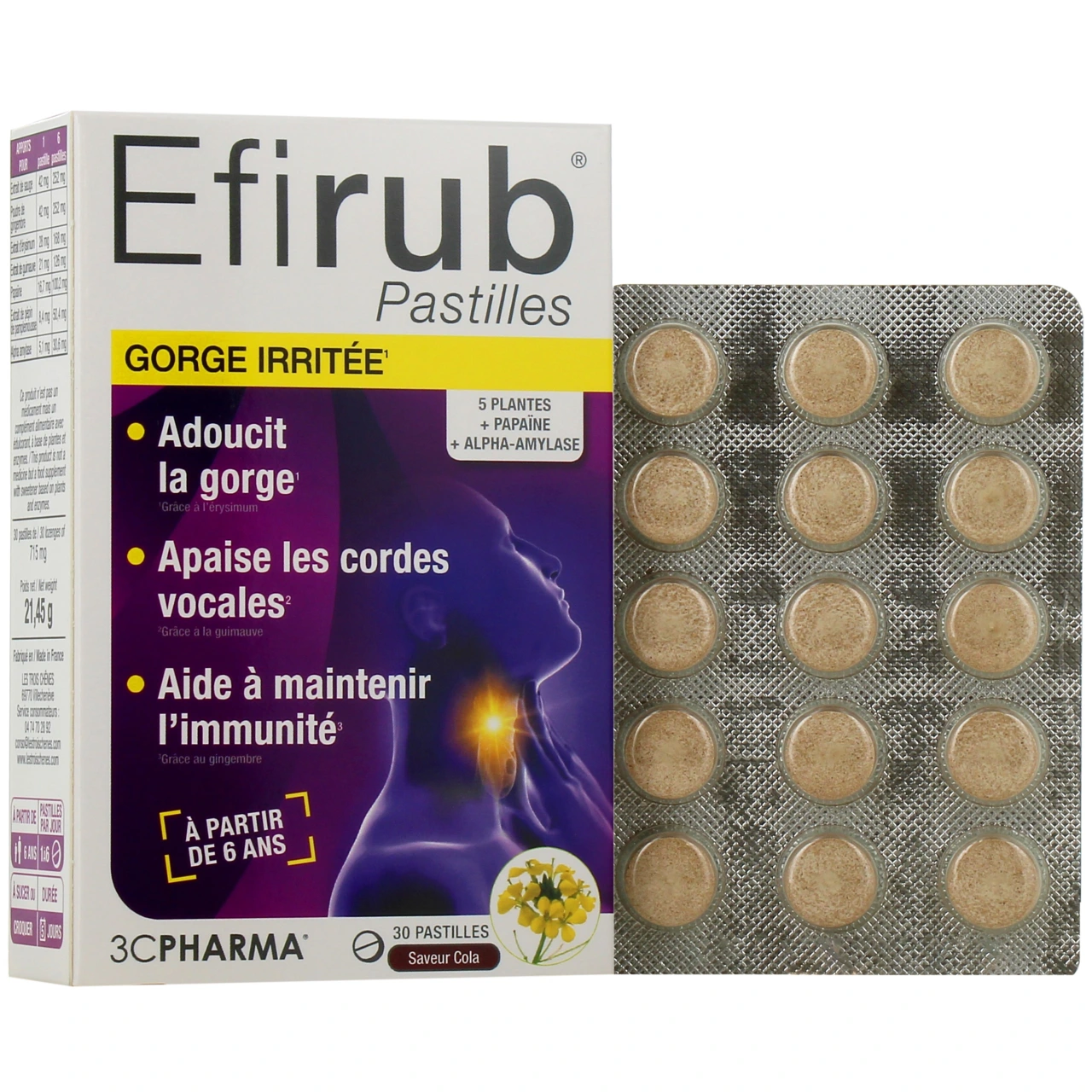 3C Pharma Efirub Gorge Irritée - Vue 2
