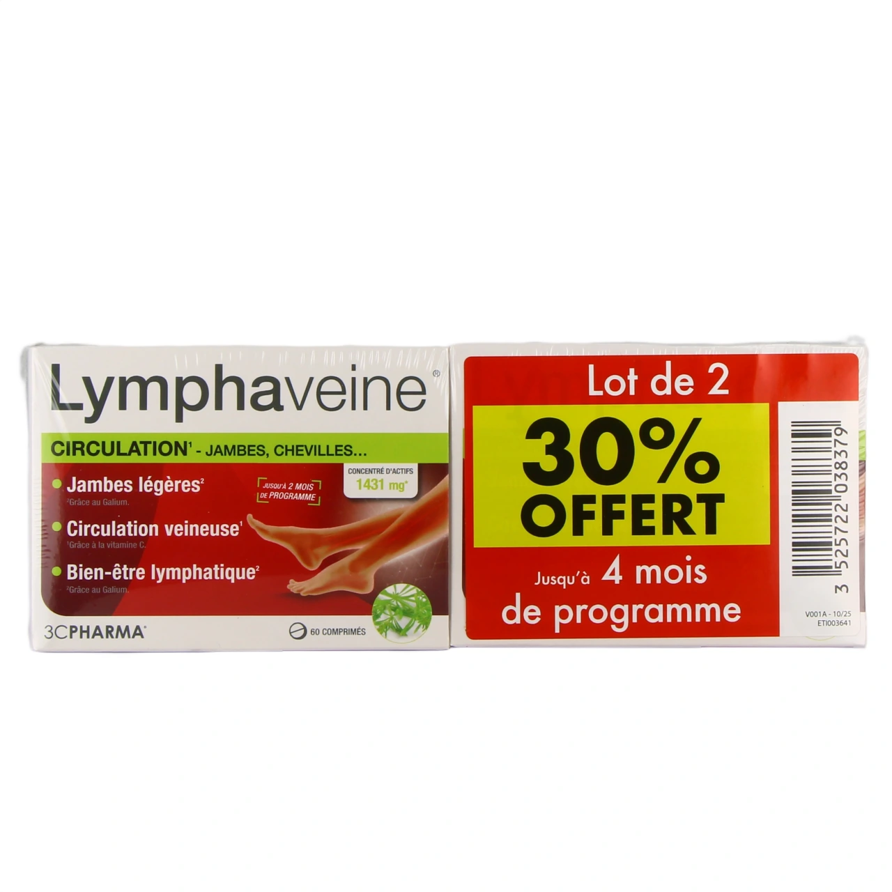 3C Pharma Lymphaveine comprimés - Vue 5