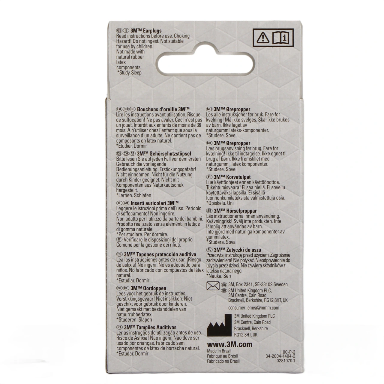 3M Bouchons d'Oreille 1100P - Vue 3