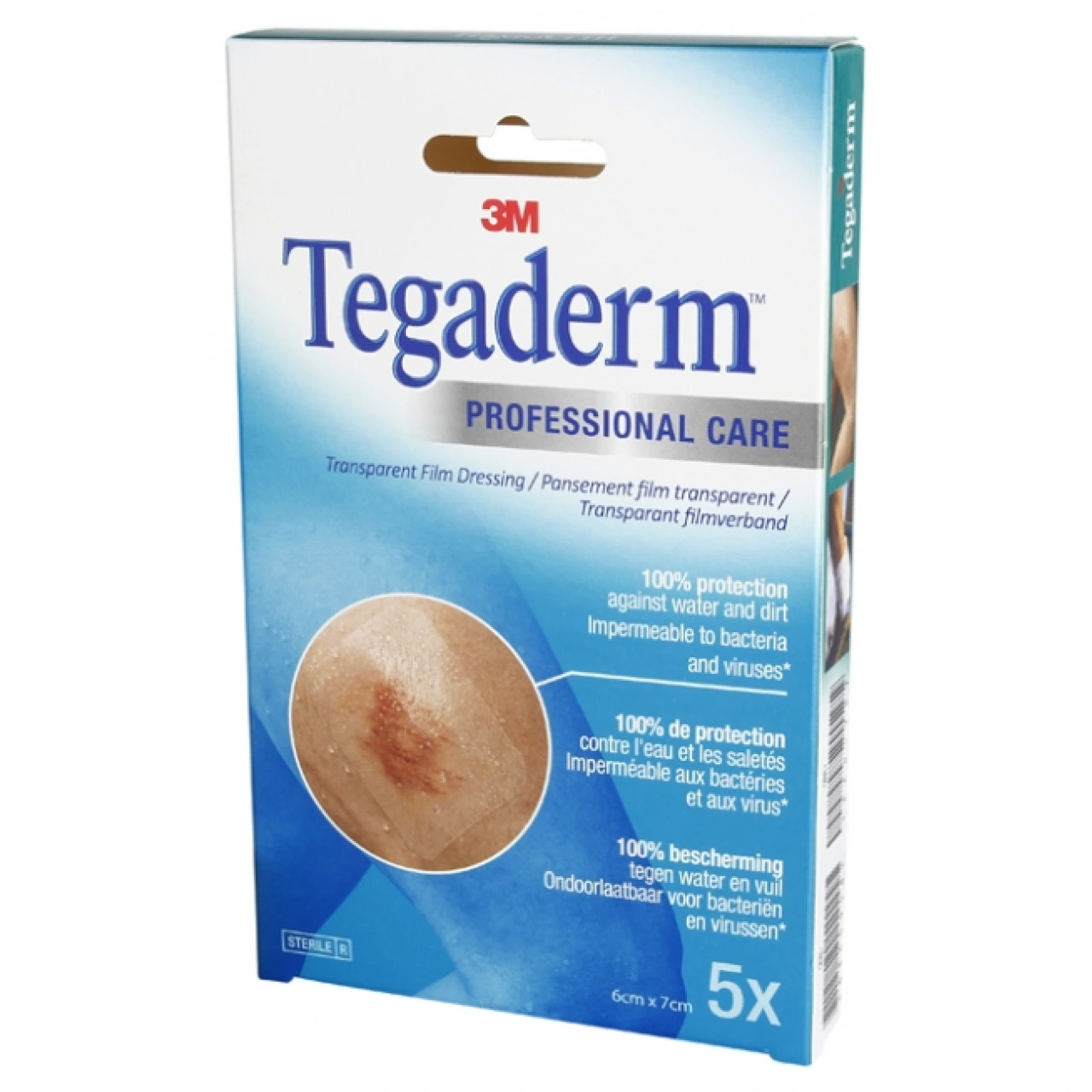 3M Tegaderm Pansement Film Transparent 6 x 7 cm - Laboratoire 3M