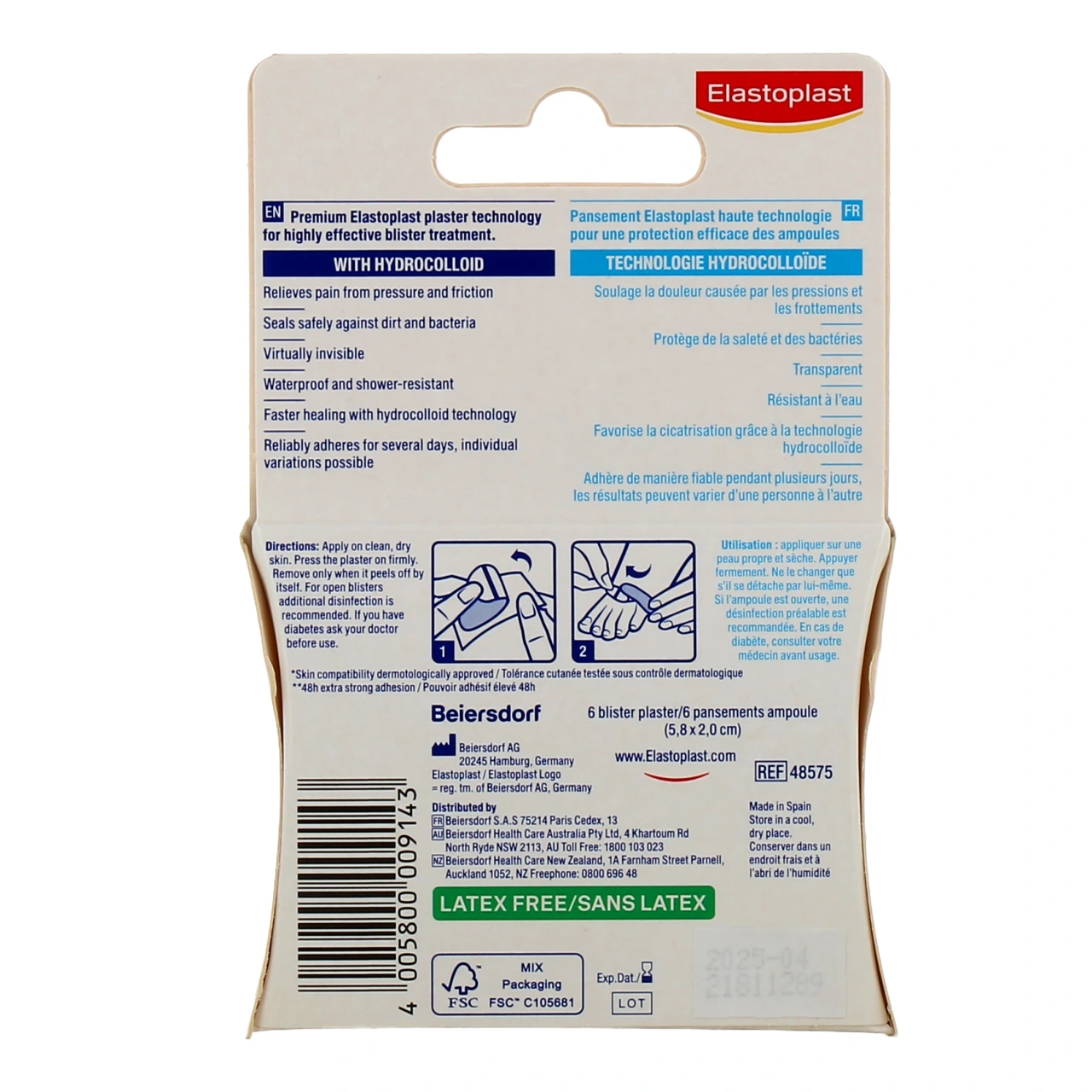 Elastoplast Pansement Ampoule Petite Taille - Vue 3
