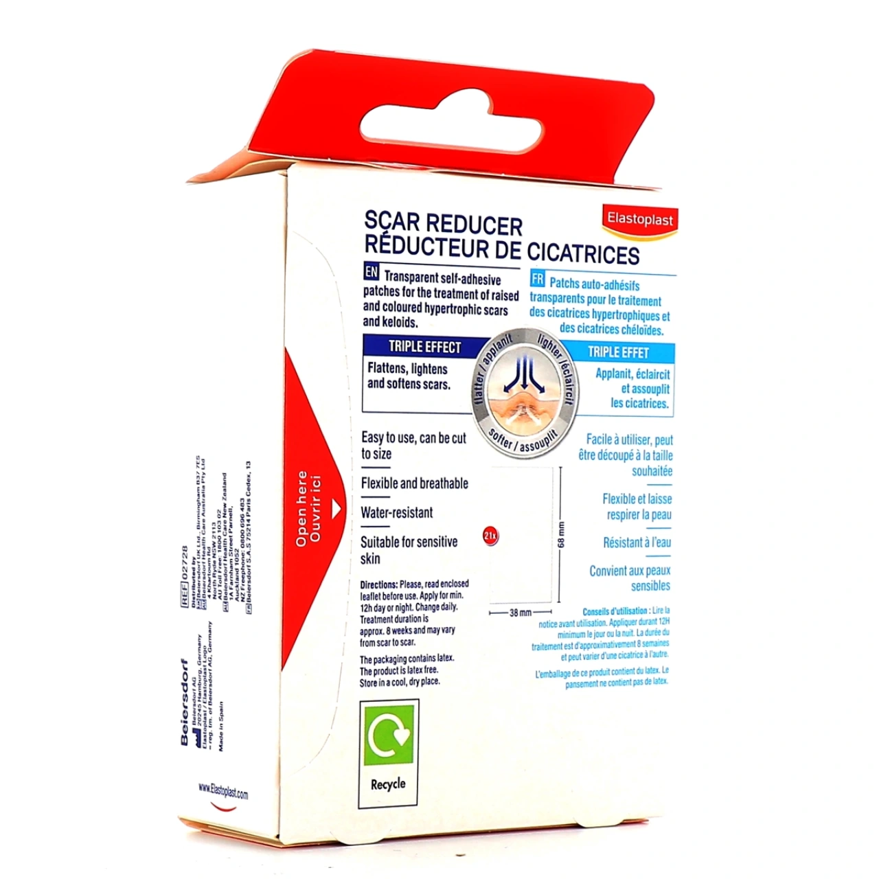Elastoplast Réducteur de cicatrices 21 pansements - Vue 4