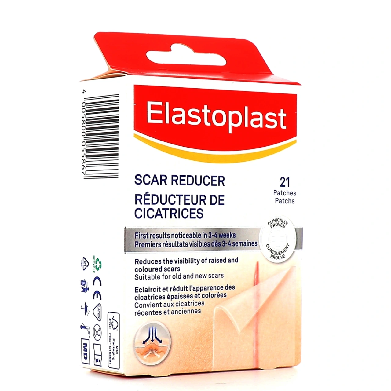 Elastoplast Réducteur de cicatrices 21 pansements - Vue 3