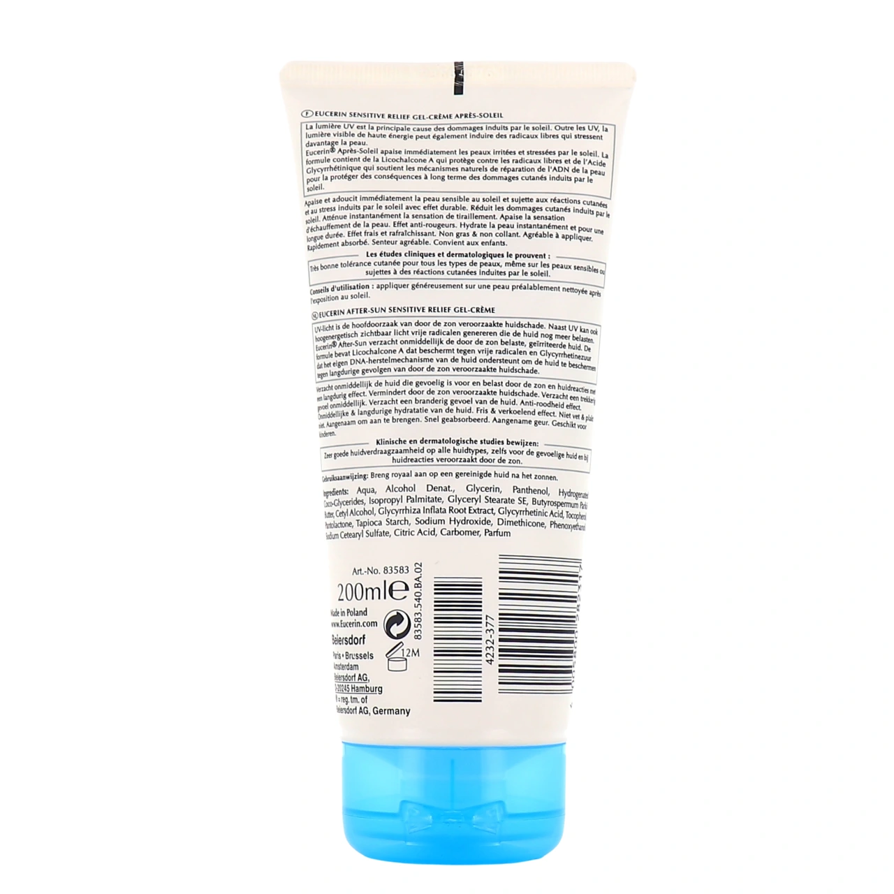 Eucerin Sun Sensitive Relief After Sun Crème Gel - Vue 3