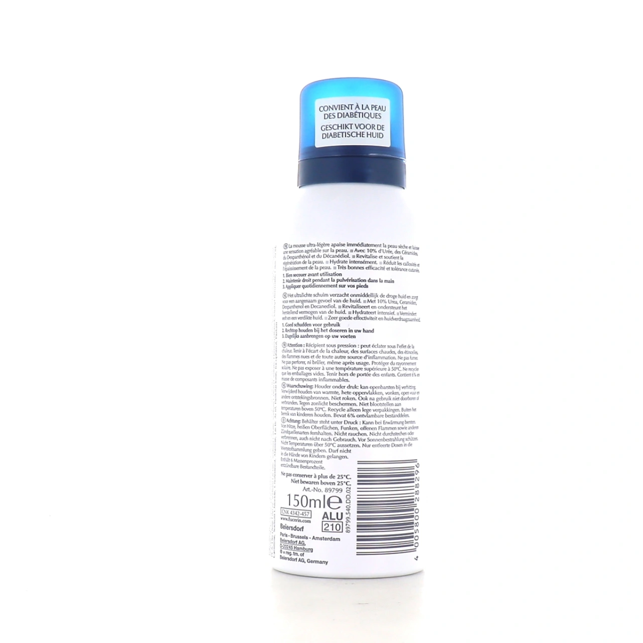 Eucerin UreaRepair Plus Mousse Pieds 10% d'Urée - Vue 2