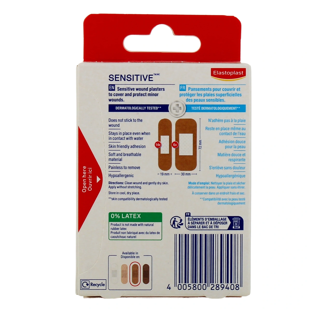 Elastoplast Sensible Pansements Peau Sensible - Vue 9