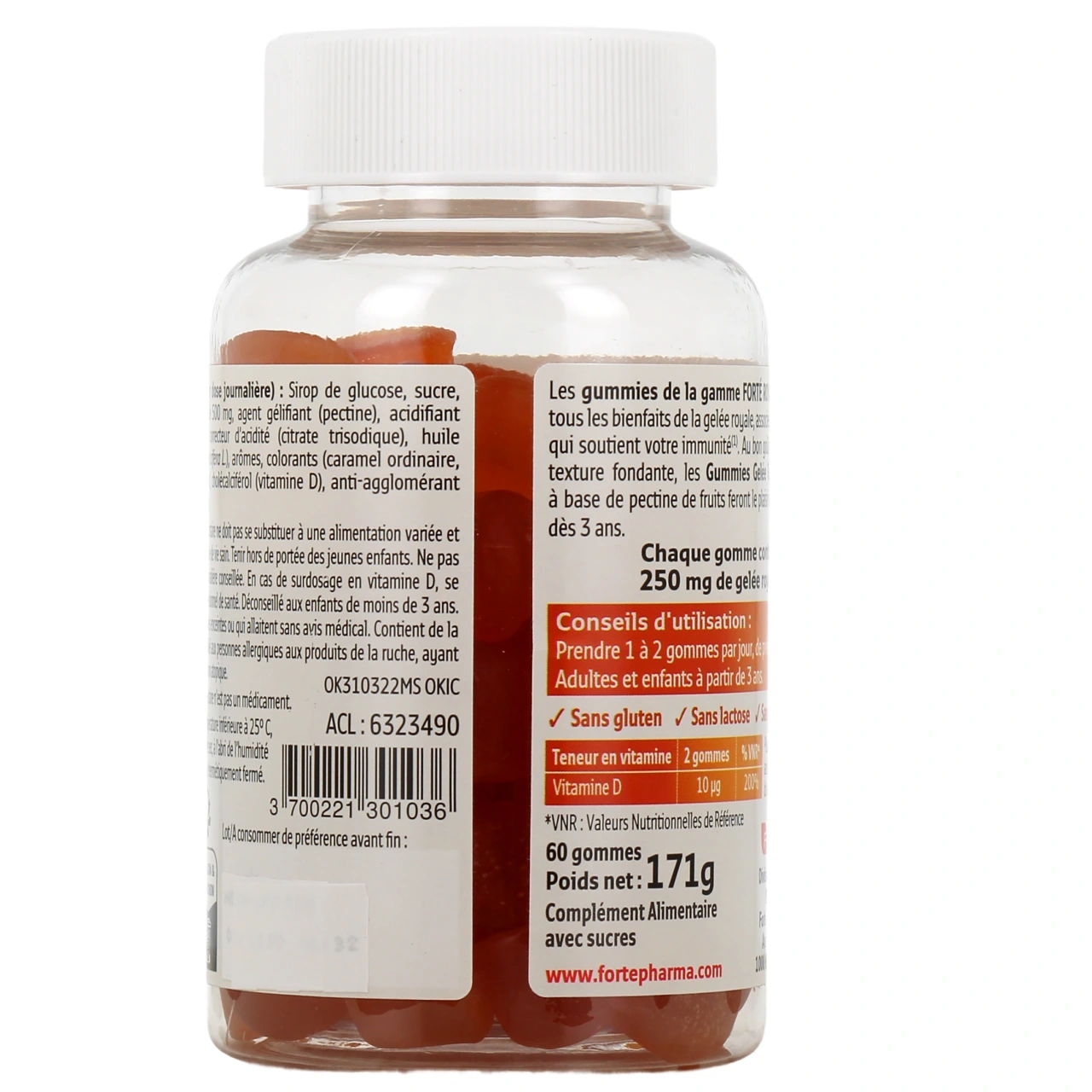 Forté Pharma Gummies Immunité Gelée Royale - Vue 3