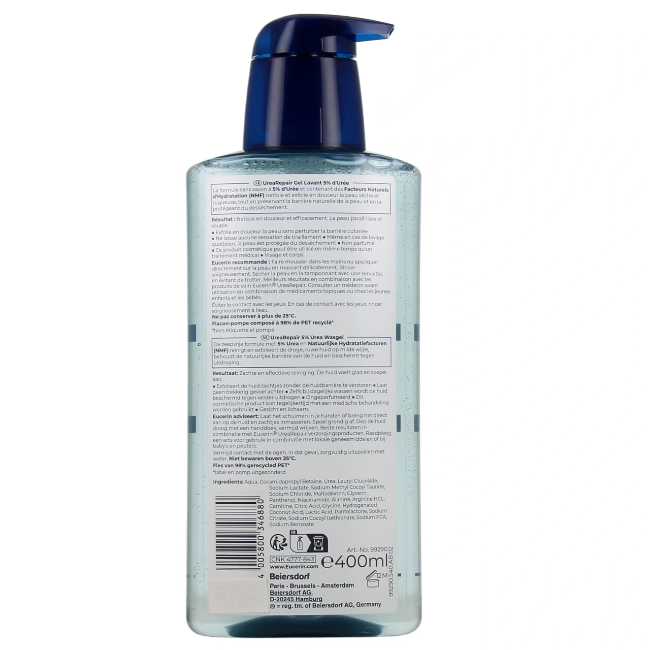 Eucerin UreaRepair Gel Lavant 5% d'Urée - Vue 3