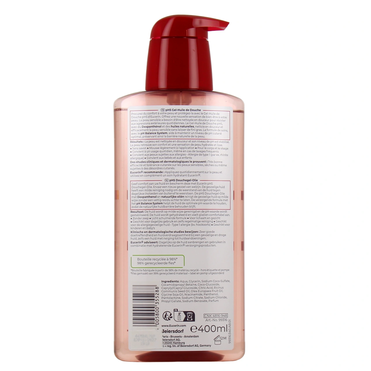 Eucerin pH5 Gel Huile de douche - Vue 3