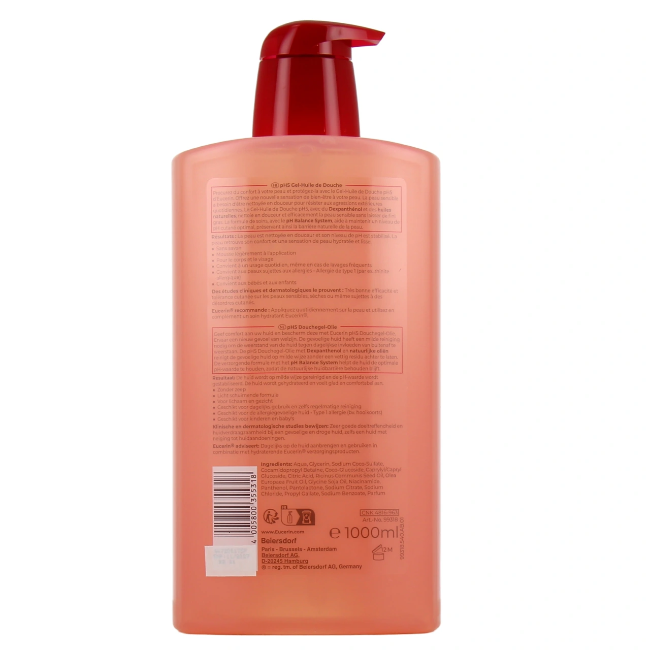 Eucerin pH5 Gel Huile de douche - Vue 6