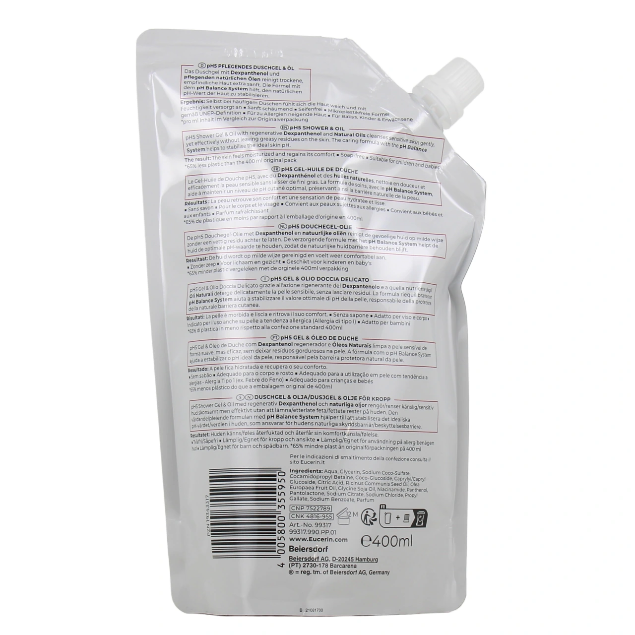 Eucerin pH5 Gel Huile de douche - Vue 9