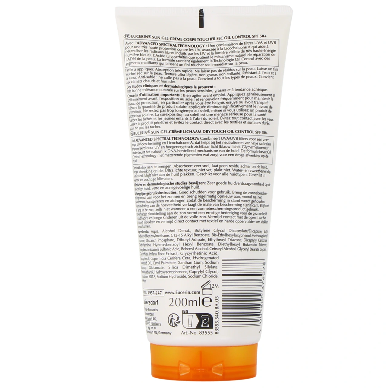 Eucerin Sun Sensitive Protect Gel-Crème toucher sec - Vue 3