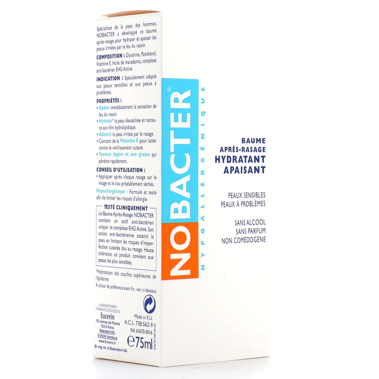 Nobacter Baume après-rasage hydratant apaisant - Nobacter